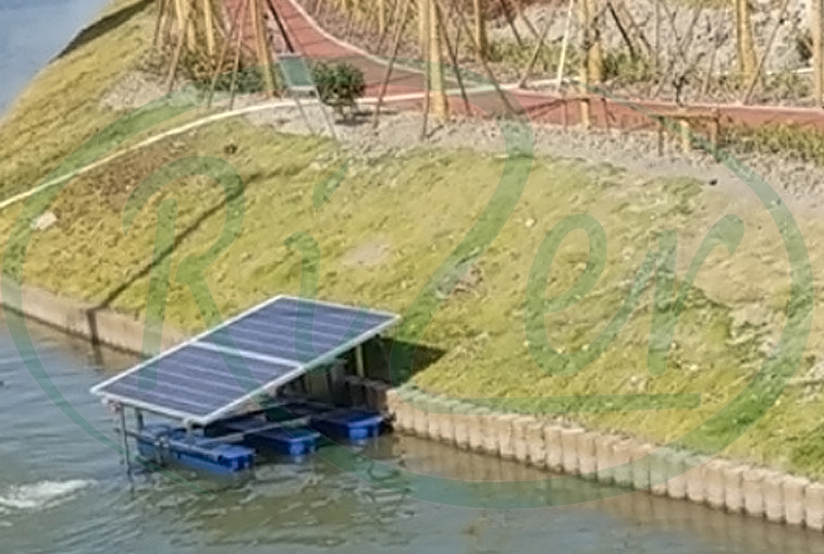 瑞柘太陽(yáng)能曝氣機(jī)推流曝氣型