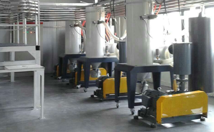 自動化物料輸送設(shè)備中采用的羅茨風(fēng)機(jī)