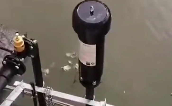 蘇州市政水生態(tài)治理開(kāi)機(jī)現(xiàn)場(chǎng)實(shí)拍風(fēng)機(jī)位置