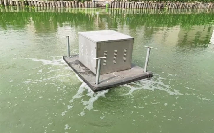 客戶(hù)來(lái)圖，定制生產(chǎn)河道曝氣設(shè)備