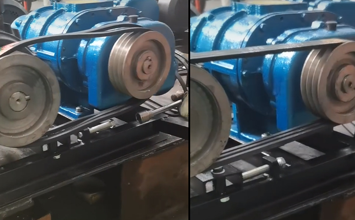 羅茨鼓風(fēng)機(jī)皮帶調(diào)整